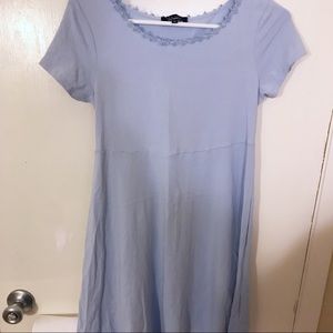 🆕WT Light Blue Fit & Flare TopShop Dress